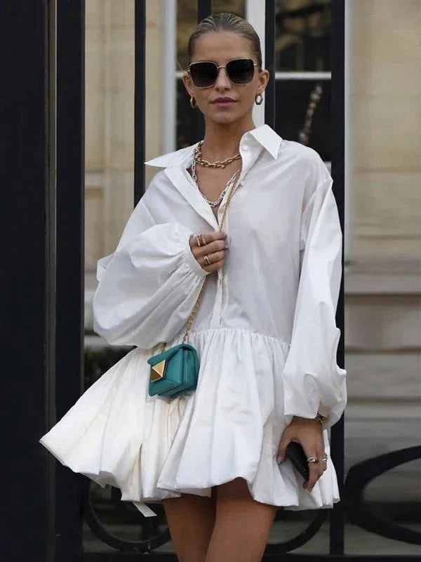 Elegant Short White Dress