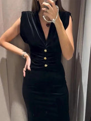 Elegant Velvet Long Dresses