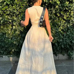 Fashion Slim Long Vacation Casual Dress
