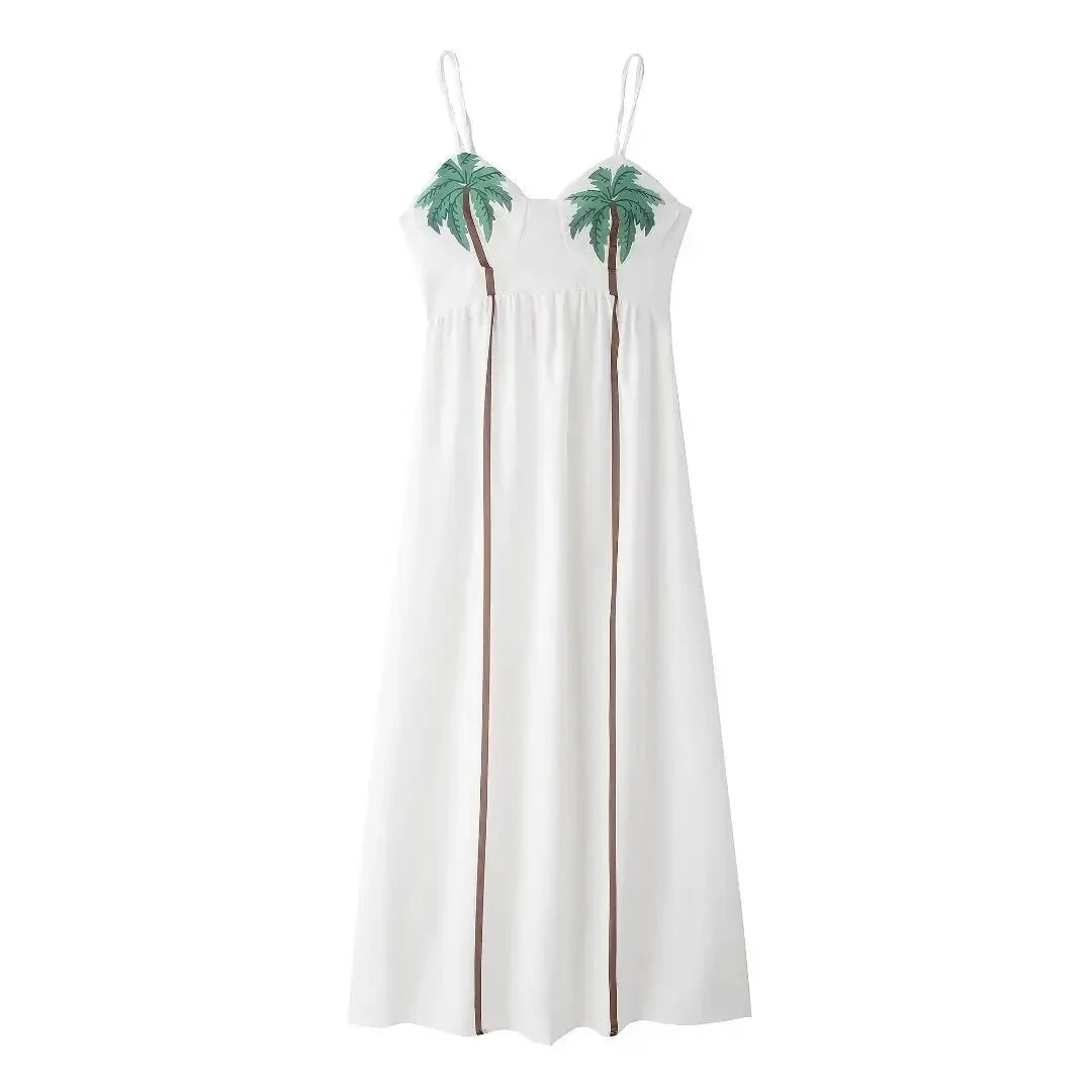 Fashion Spaghetti Strap Summer Dress