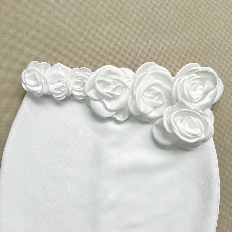 Flower Design Top Jacket & Skirt Set Dress