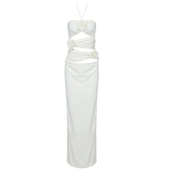Flowers Design Sleeveless Summer Dress