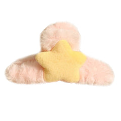 Plush Star Hair Claw Clip