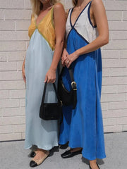 V-Neck Strapless Slim Elegant Dress