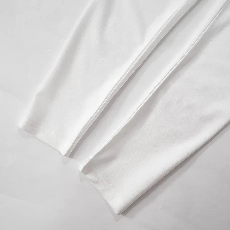 White Strapless Jumpsuit
