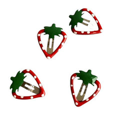 Y2K Strawberry Hair Clips Set