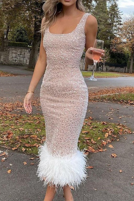 Pearl  Sequin Dress
