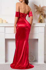 Pretty Off Shoulder  Evening Dress