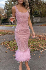 Pearl  Sequin Dress