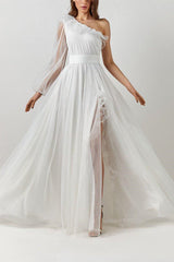 One Shoulder Prom Dress Evening Dress