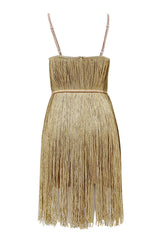 Roxanne Gold Tassel Dress