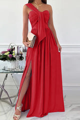 One Shoulder  Waist  Dress