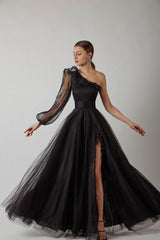 One Shoulder Prom Dress Evening Dress