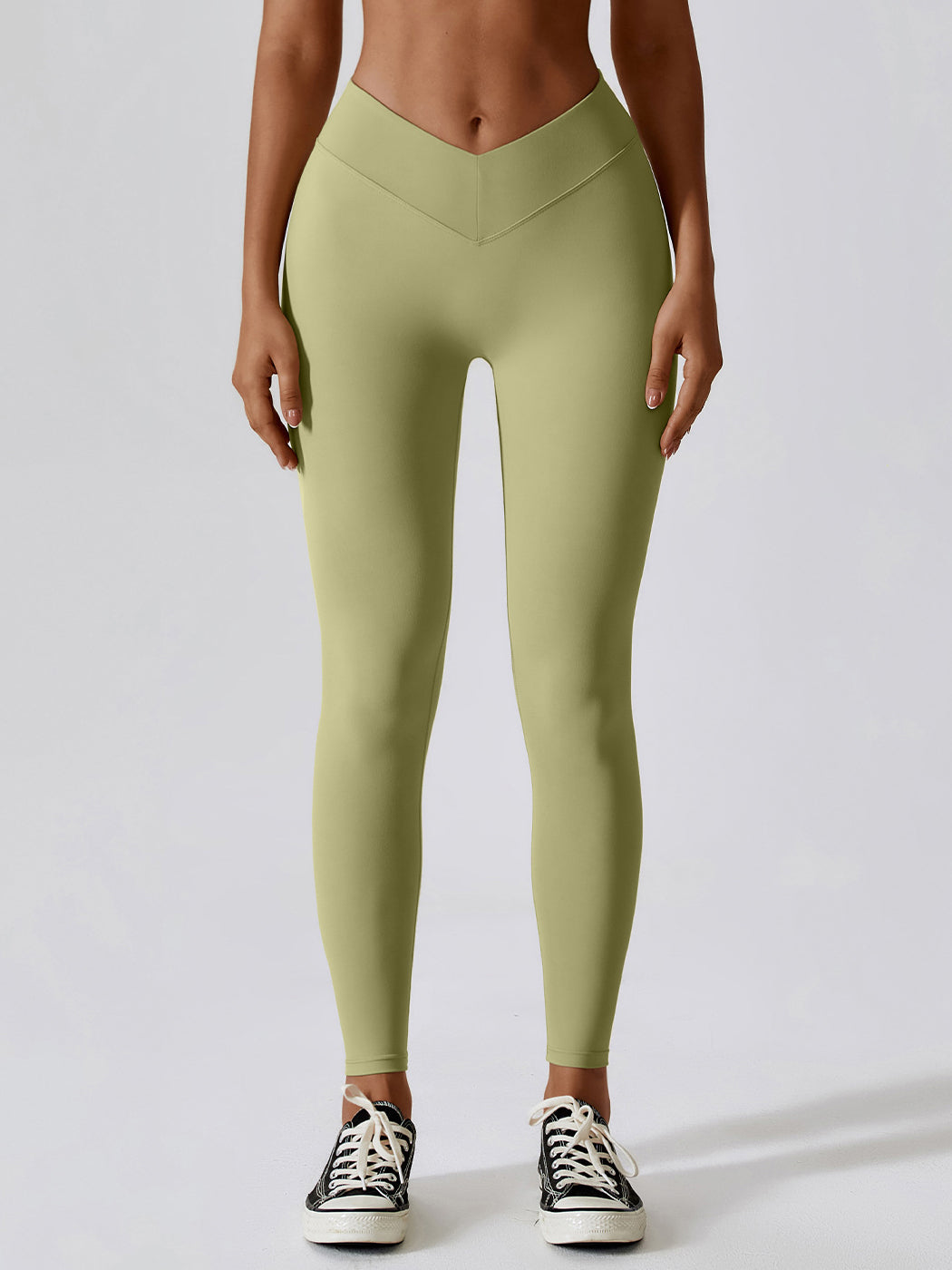 Butter Soft Front V Scrunch Leggings