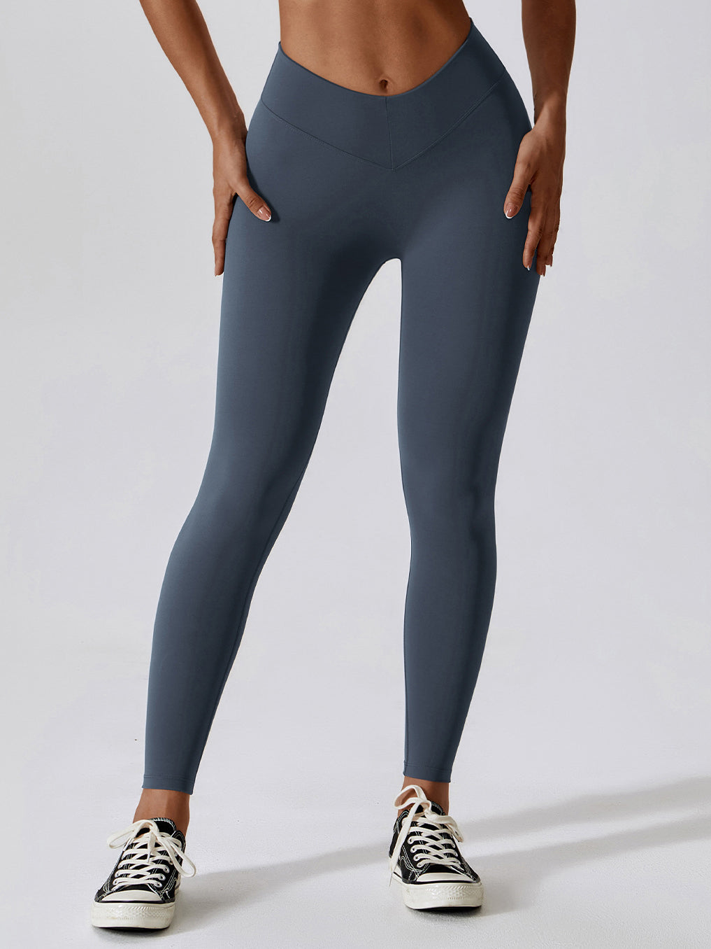 Butter Soft Front V Scrunch Leggings