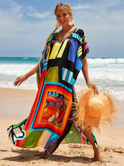Vorioal Beach Gown Sunscreen Dress