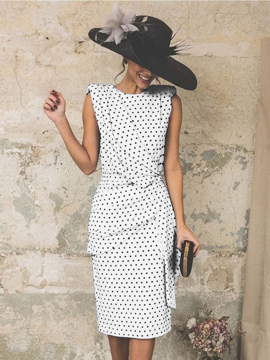Vorioal Sexy Dot Hip Dress
