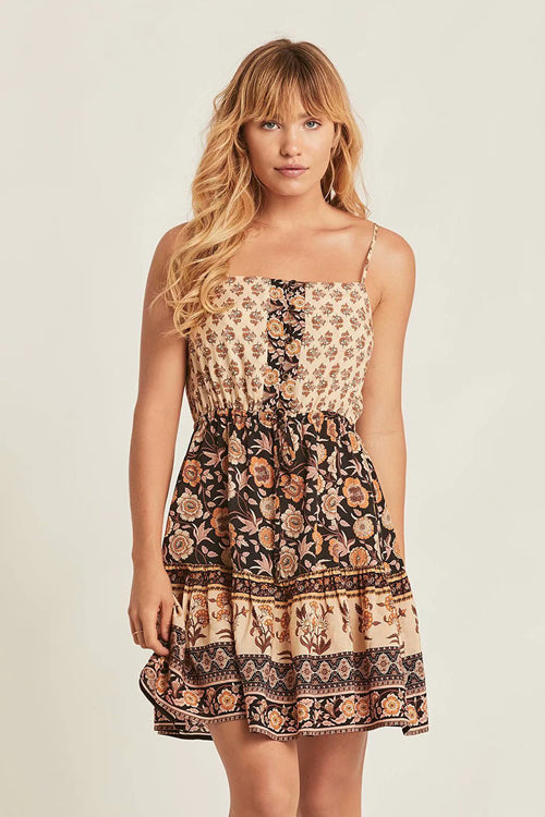 You'll Be Mine Boho Print Vintage Mini Dress