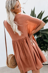 Wanderlust for Life V-neck Mini Dress - 3 Colors