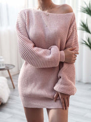 Vorioal Knitted Sweater Dress