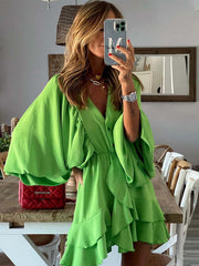 Vorioal Fashion V-neck Dress