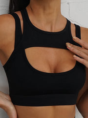 2-in-1 Double Tap Cutout Bra