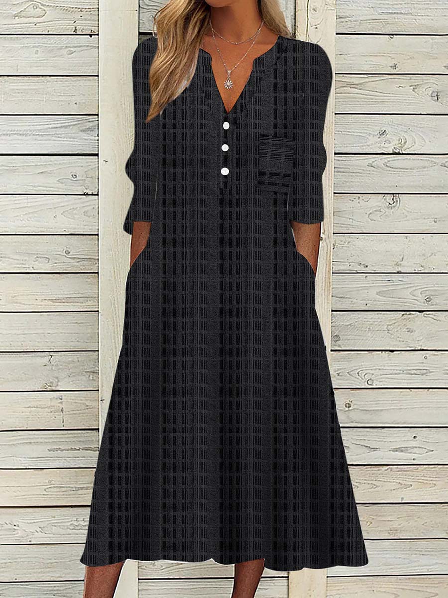 Vorioal Half Sleeve Dress