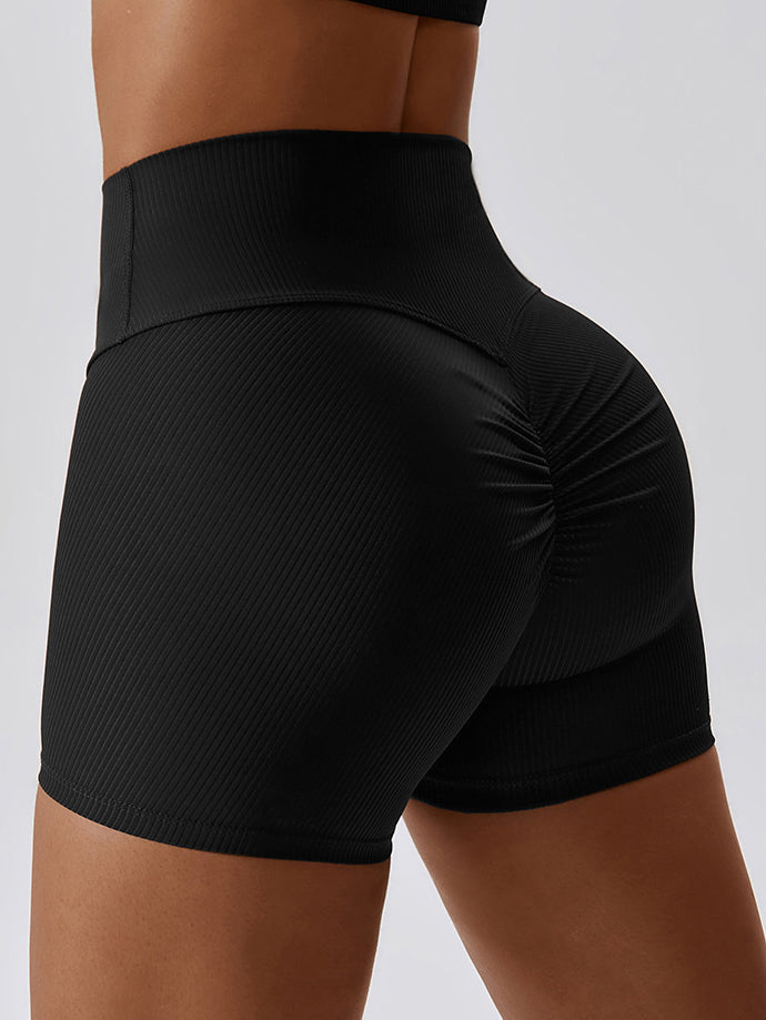 Rib Scrunch Yoga Shorts