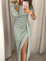 Vorioal Split Sexy Hip Dress