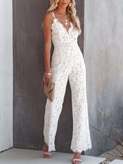 Vorioal Sexy Lace Jumpsuit