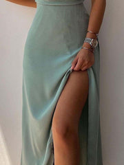 Vorioal Sexy V-neck Dress