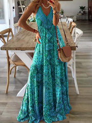 Vorioal Sexy Print Dress