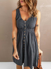 Vorioal Sexy Sleeveless Dress