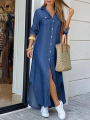 V-neck Maxi Dress