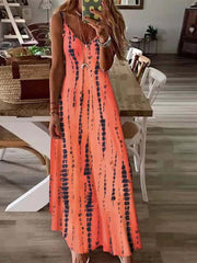Vorioal Casual Print Dress