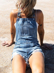 Vorioal Ripped Denim Vest