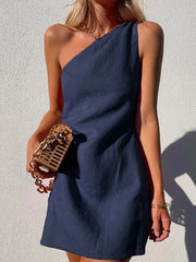 Vorioal Stylish Off-shoulder Dress