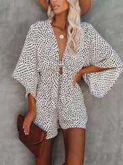 Vorioal Pocketed Tie Romper