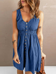 Vorioal Sexy Sleeveless Dress
