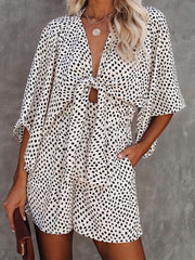 Vorioal Pocketed Tie Romper