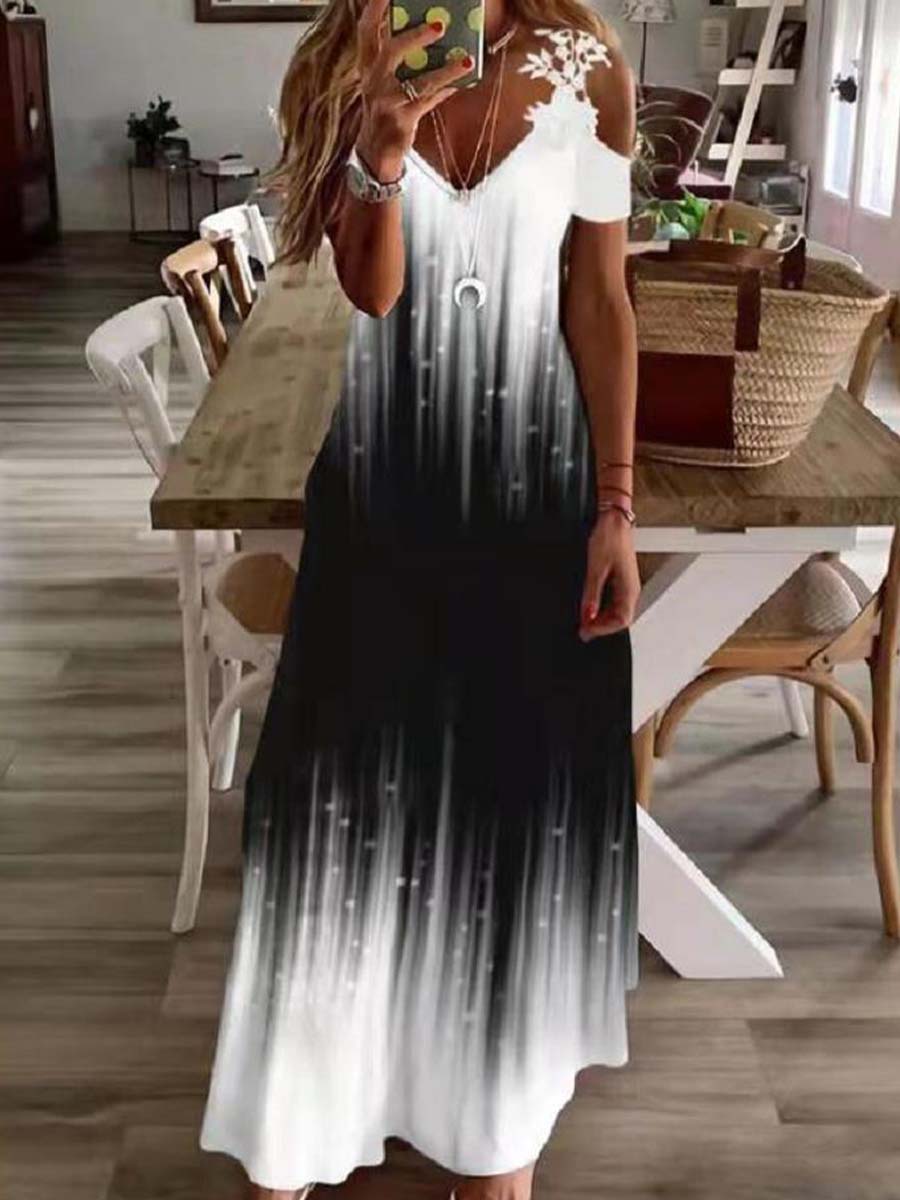 Vorioal Camisole Print Dress