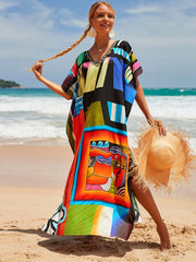 Vorioal Beach Gown Sunscreen Dress