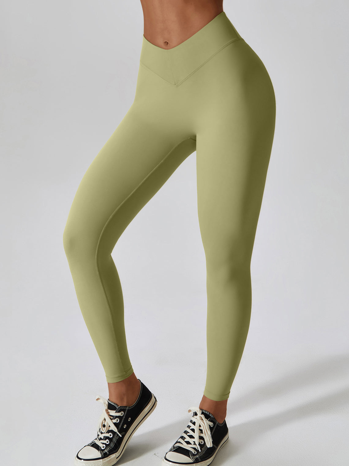 Butter Soft Front V Scrunch Leggings