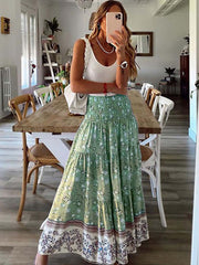 Vorioal Printed Casual Half Dress