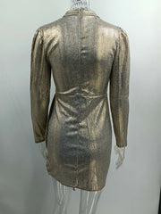 Vorioal Round Neck Sequins Dress