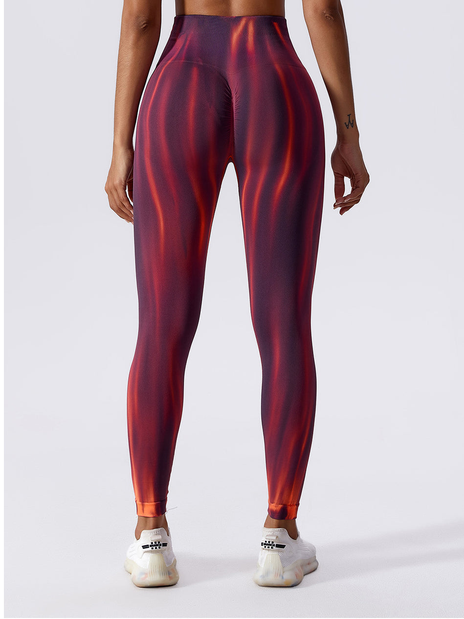 Seamless Tie Dye Yoga Leggings