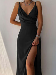 Vorioal Sexy V-neck Dress