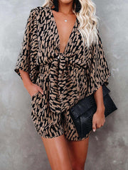 Vorioal Pocketed Tie Romper