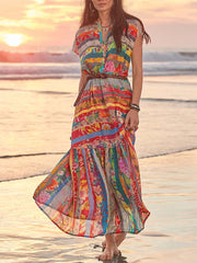 Vorioal Casual Vacation Dress