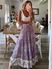 Vorioal Printed Casual Half Dress